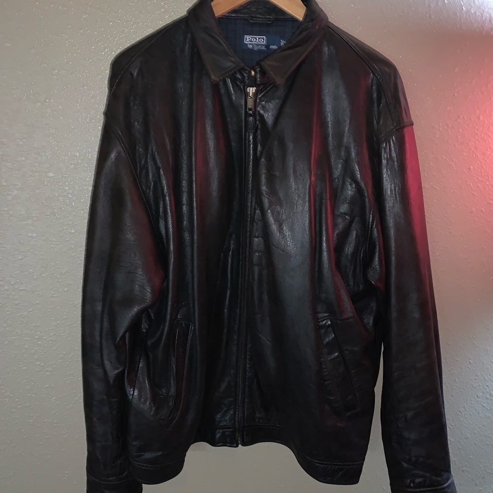 Polo by Ralph Lauren Men’s Leather Jacket